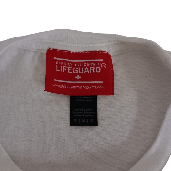 Lifeguard men's white short-sleeve graphic t-shirt size M - Picture 8 of 8